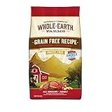 Whole Earth Farms Grain Free Recipe Dry Dog Food, Pork, Beef & Lamb, 25-Pound