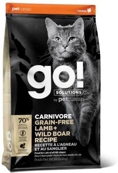Корм для кошек Carnivore Grain-Free Lamb + Wild Boar