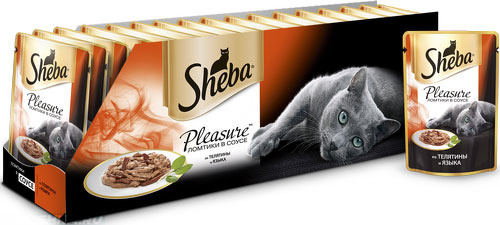 Упаковка сухой корм для кошек Sheba