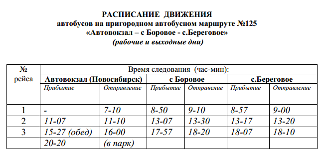 28 автобус новосибирск расписание