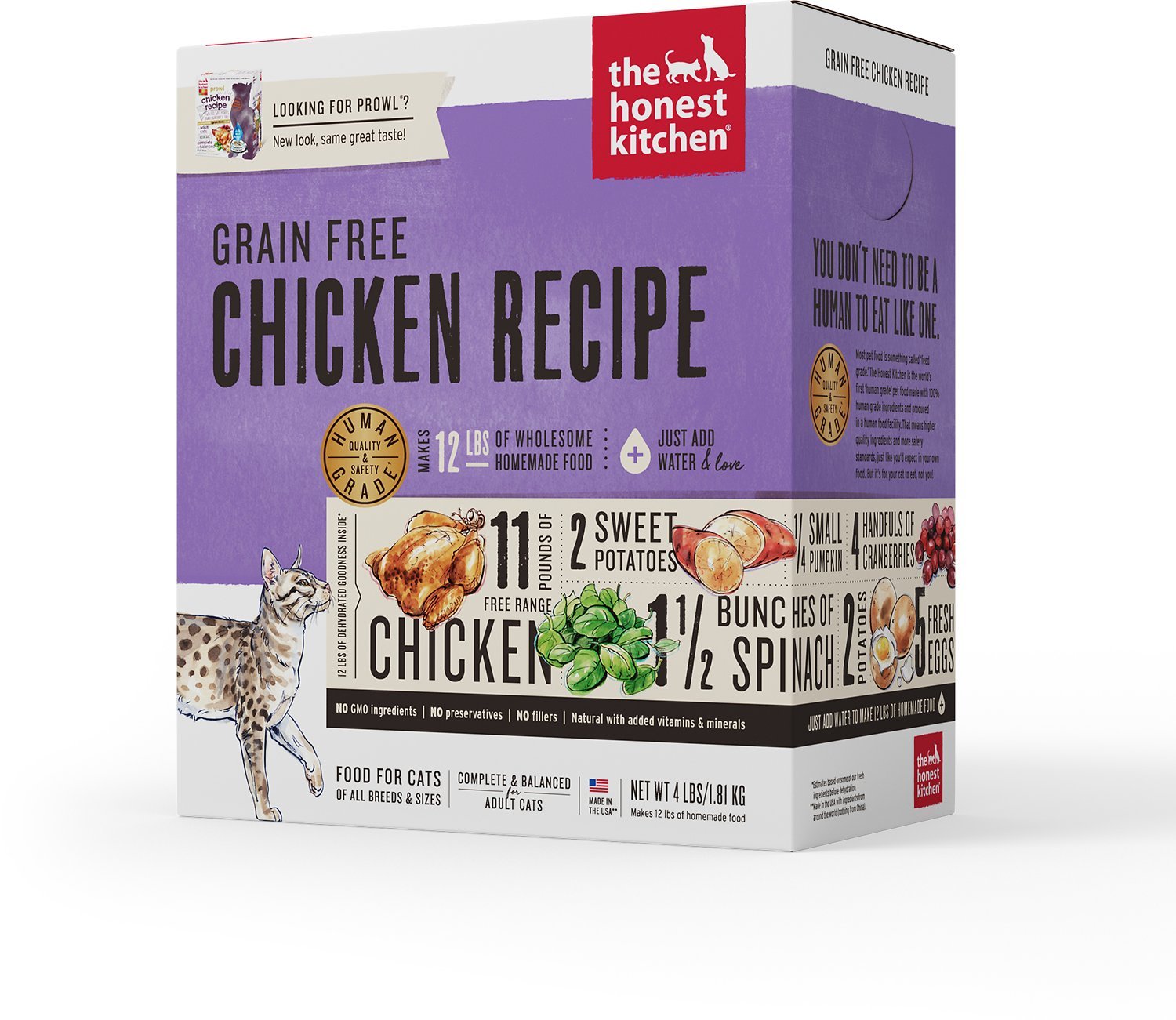 the honest kitchen grain free human grade cat food