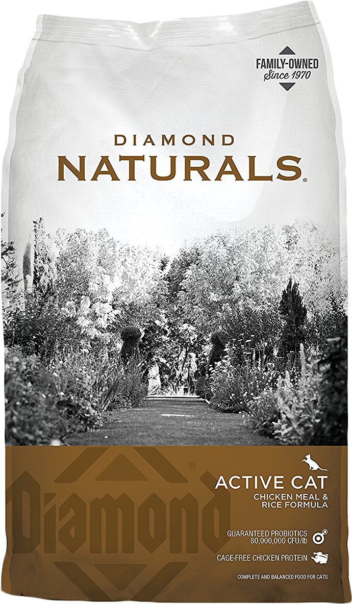 diamond naturals active cheap dry cat food