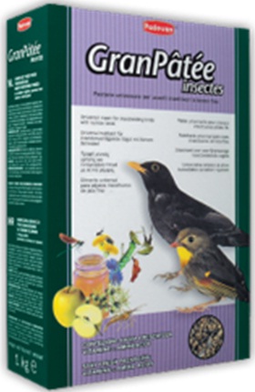 Корм для насекомоядных птиц с высушенными насекомыми GRANPATEE INSECTES