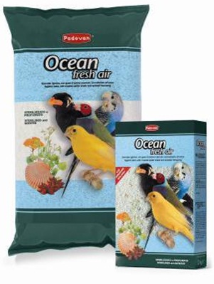 Гигиенический наполнитель для птиц с измельченными ракушками и анисовым ароматом OCEAN fresh air